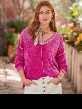 Sundance CeCe V-neck Sweater